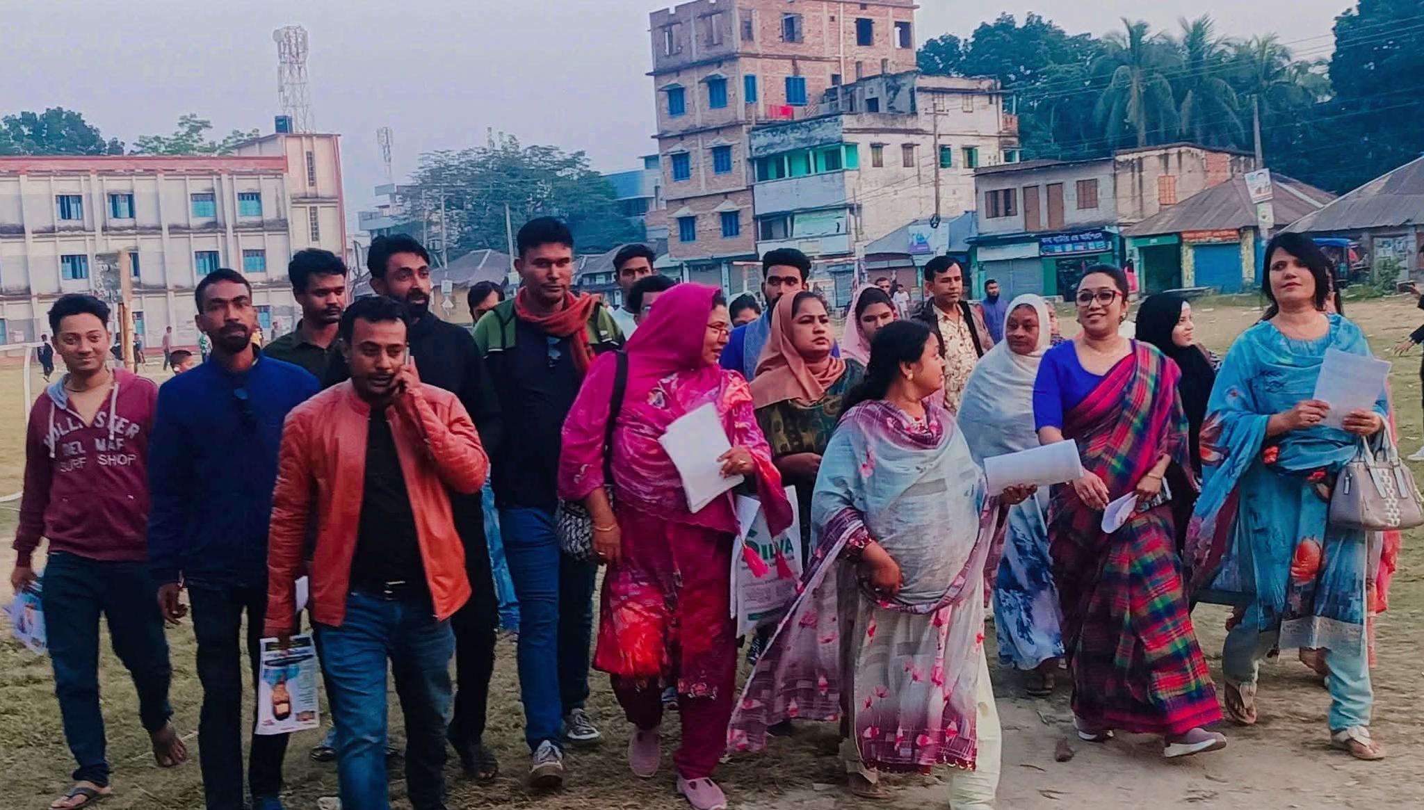 সেলিমুজ্জামানের সহধর্মিনীর প্রচারণায় ভোটের হাওয়া বদলের ইঙ্গিত