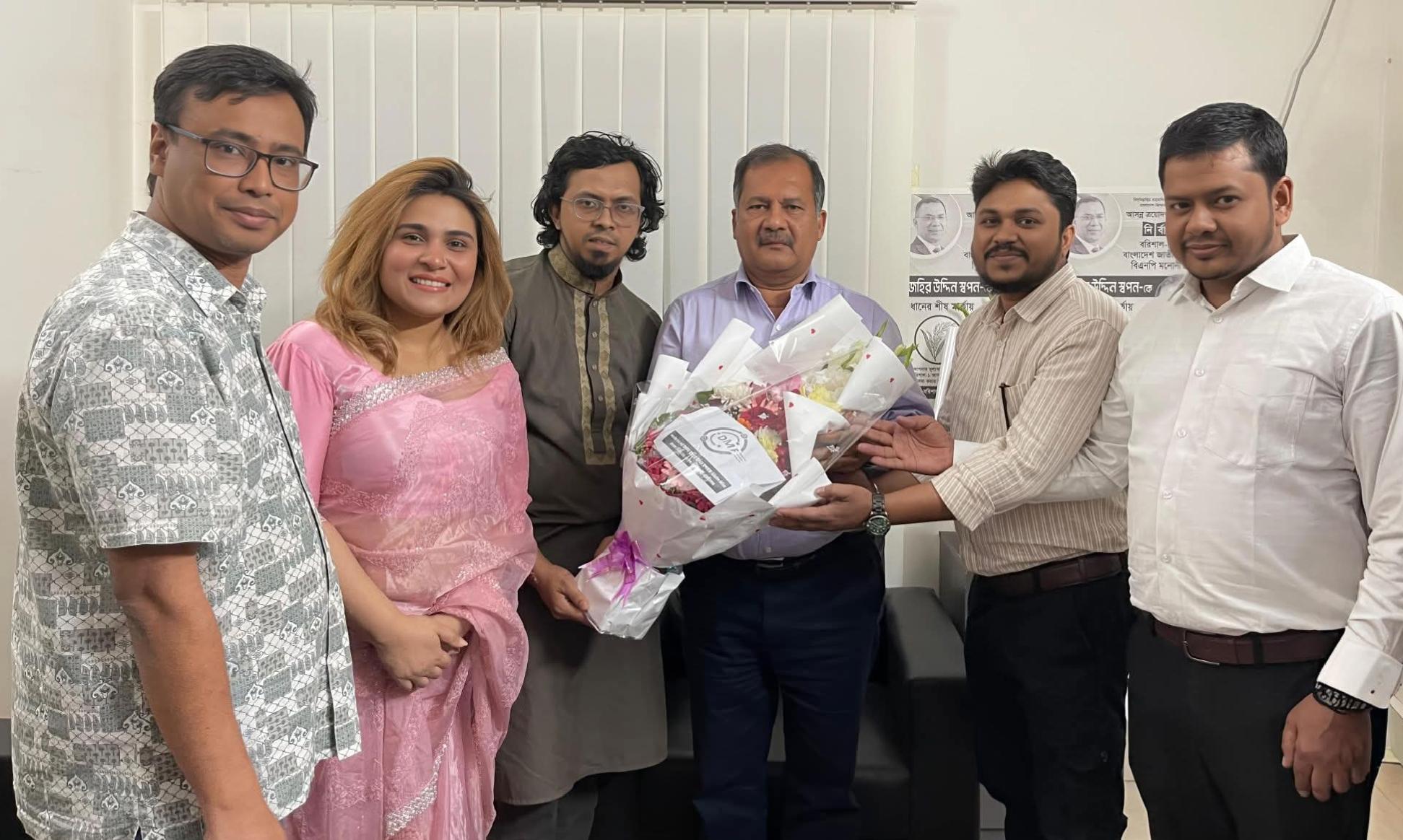 তথ্যমন্ত্রীর সঙ্গে ডিএমএফ নেতৃবৃন্দের সৌজন্য সাক্ষাৎ